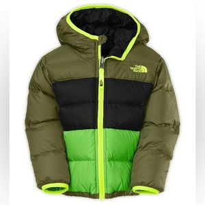 North Face Reversible Moondoggy Water Repellent 550-Fill Down Jacket